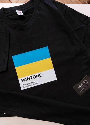 Футболка патріотична україна прапор pantone2 фото