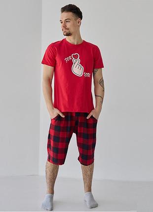 Комплект футболка и шорты мужская 10377