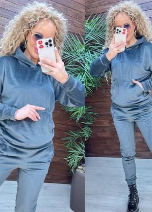 Костюм бархат велюр плюш прогулочный