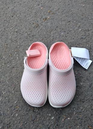 Женские crocs literide clog powder