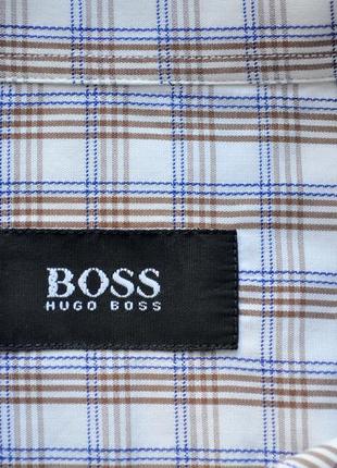 Бавовняна сорочка чоловіча boss hugo boss з довгим рукавом.4 фото