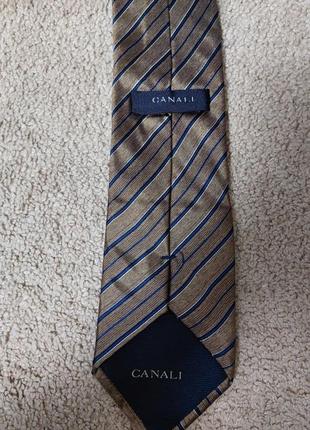 Шелковый галстук canali, италия. оригинал.4 фото
