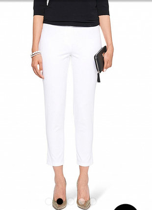 Белые базовые джинсы.повседневные брюки.высокая посадка.1 фото