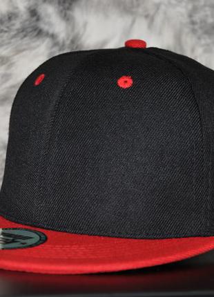Кепка снепбек black red бейсболка1 фото