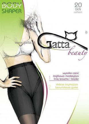 Моделюючі коректуючі колготки 2-s, 3-м, 4-l 20 den gatta body shaper fumo утяжка