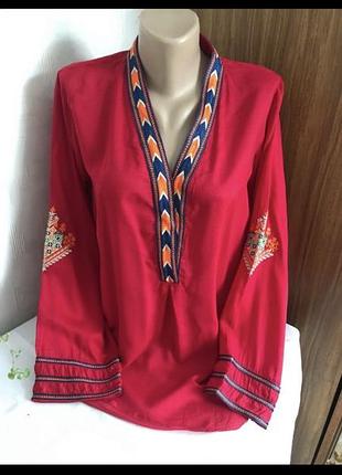 Вишита сорочка khaadi pret, блузка вишиванка