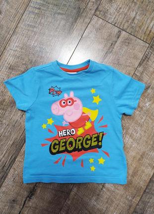 Футболка девочке, george, peppa pig, р. 92-98, 2-3года