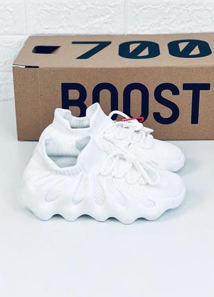 Кроссовки женские мужские adidas yeezy boost 450 white кроссовки адидас изи буст 4501 фото