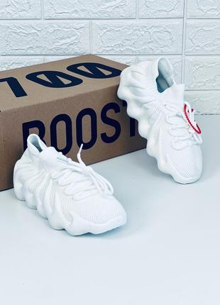 Кроссовки женские мужские adidas yeezy boost 450 white кроссовки адидас изи буст 4502 фото