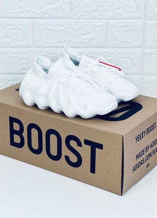 Кроссовки женские мужские adidas yeezy boost 450 white кроссовки адидас изи буст 4505 фото