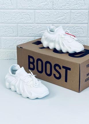 Кроссовки женские мужские adidas yeezy boost 450 white кроссовки адидас изи буст 4507 фото