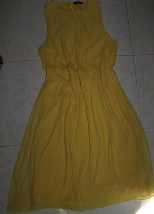 Желтое платье сукня 52-54-56 размер