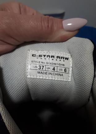 Высокие сникерсы фирмы g-star raw3 фото