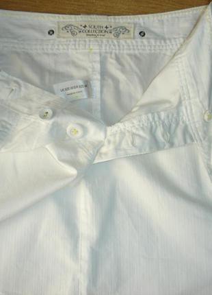 Белая юбка с карманами "south collection" 18 р4 фото