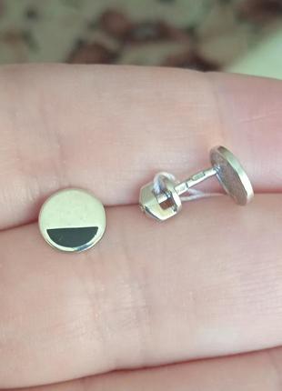 Серьги серебро