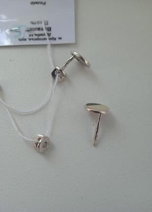 Серьги серебро 3