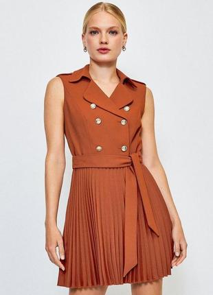 Платье karen millen плиссе р. 38/м/10