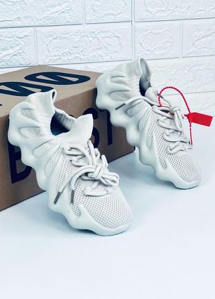 Кроссовки женские adidas yeezy boost 450 кроссовки адидас изи буст 450 бежевые лето сетка3 фото