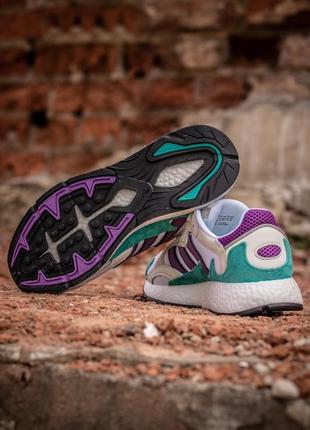 Кроссовки/кросівки adidas tresc run white violet3 фото