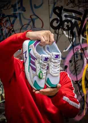 Кроссовки/кросівки adidas tresc run white violet7 фото