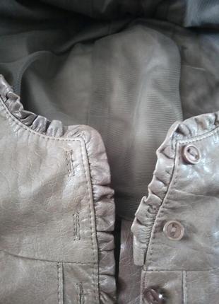 Куртка кожа новая twin set4 фото