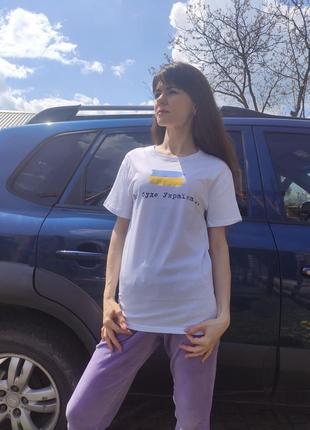 Жіноча футболка патріотична5 фото