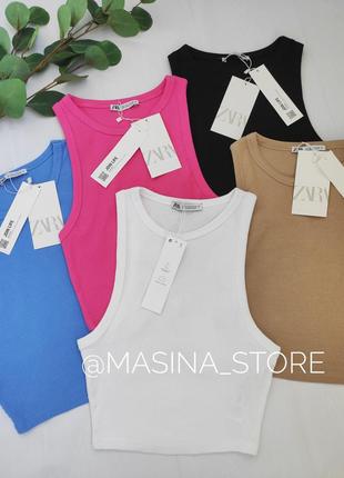 Новий топ у рубчик zara