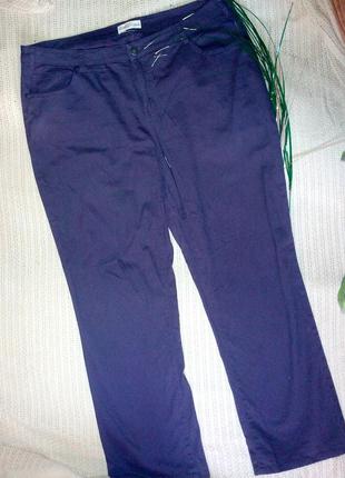 Батал,стрейч.мягкие комфортные  штаны на высокую пышечку,58-62разм.,германия.