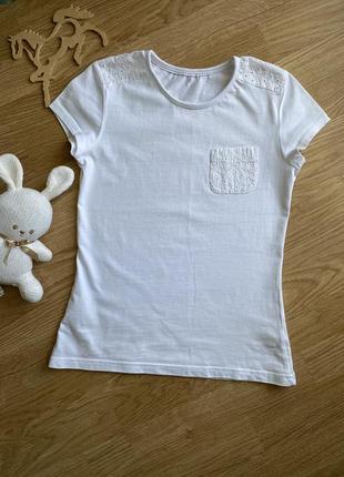 Футболка біла на 10-11 років