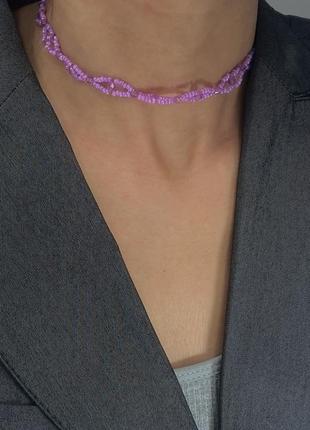 Чокер из бисера