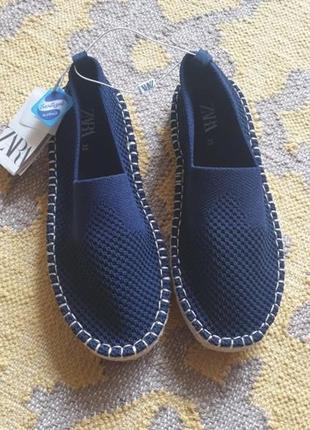 Еспадрільї,мокасини на хлопчика сіткою з нової колекції zara boy розмір 35 устілка 22,5 см