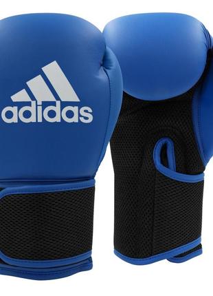 Боксерские перчатки "hybrid 25" | сине/черный | adidas adih25