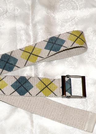 Ремень тканевый унисекс