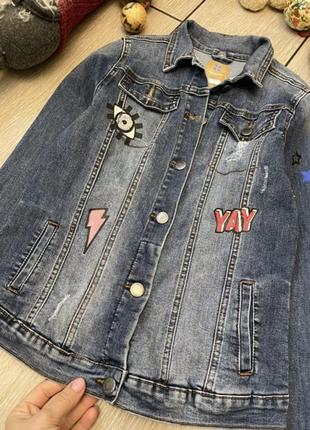 Джинсова курточка manor 158-164 см