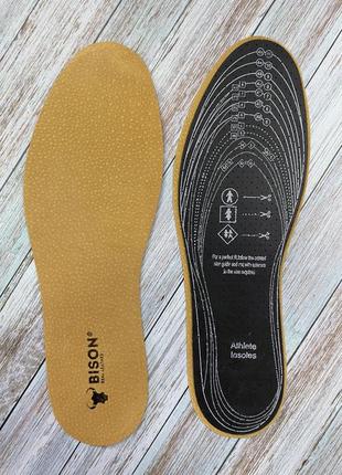 Універсальні шкіряні устілки для літнього взуття