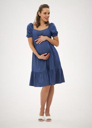 👑vip👑 платье для беременных и кормящих хлопок1 фото