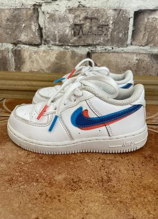 Шкіряні nike forse 1, кросівки для дівчинки 26/16.7 см