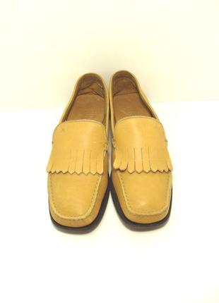 Жіночі шкіряні туфлі мокасини kroll р. 38,5-393 фото