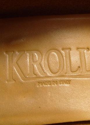 Жіночі шкіряні туфлі мокасини kroll р. 38,5-399 фото