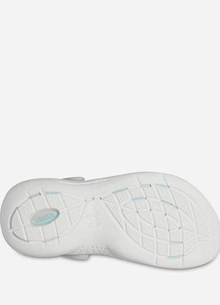 Шльопанці жіночі crocs literide 360 marbled clog 207634 pearl white/multi2 фото