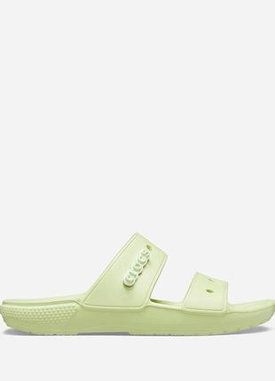 Шлепанцы женские crocs classic sandal celery