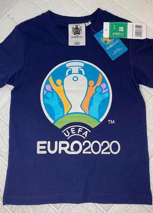 Футболка темно-синя євро 2020