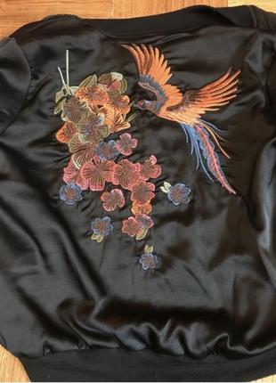 Бомбер с вышивкой з вишивкою