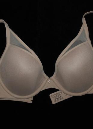 Шикарный нюдовый бюстгальтер пуш ап с глубоким вырезом люкс бренда thirdlove (сша)