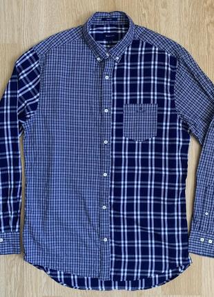 Gant checked patchwork shirt сорочка в клітинку