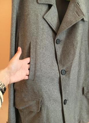 Батал большой размер новое шерстяное пальто пальтишко пиджак пиджачек мужское2 фото