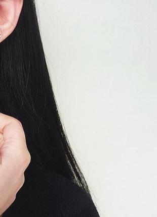 Серьги-протяжки луна+звезда с камнями, сережки ниточки разной длины, серебряное...