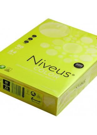 Бумага mondi niveus color neon yellow a4, 80g, 500sh (a4.80.nvn.neogb.500)