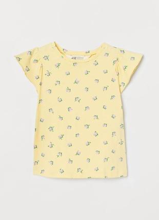 Топи в квіти для дівчат 2-10 років від фірми h&m швеція