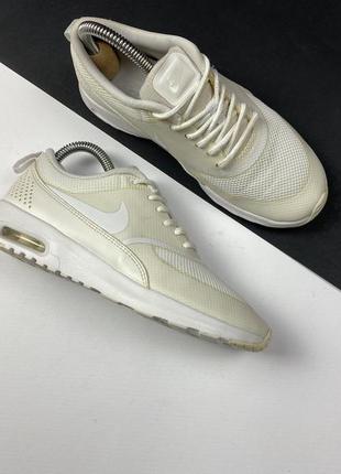 Кроссовки nike air max thea original белые сетка красивые1 фото